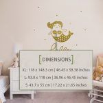 Hello Beautiful Wall Decal -Dimensions