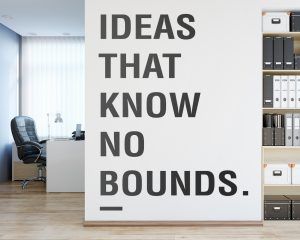 Ideas That Know No Bounds Wall Decal