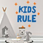 Kids Rule Wall Decal