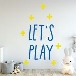 Lets Play Wall Decal