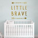 Little Brave Wall Decal - Gold Foil