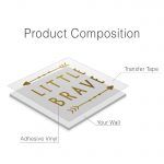 Little Brave Wall Decal - Product Composition