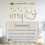Little Prince Wall Decal - Dimensions