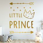 Little Prince Wall Decal - Gold Foil