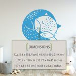 Lovely Wall Decal - Dimensions