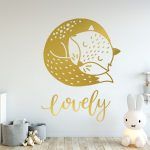 Lovely Wall Decal - Gold Foil