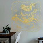 Magic Carpet Wall Art Decal - Gold Foil