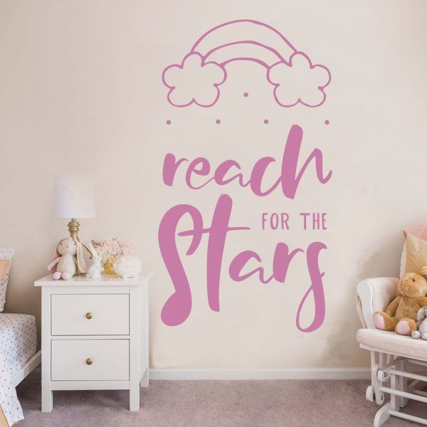 Reach For The Stars Wall Decal