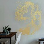 Timeless Wall Art Decal - Gold