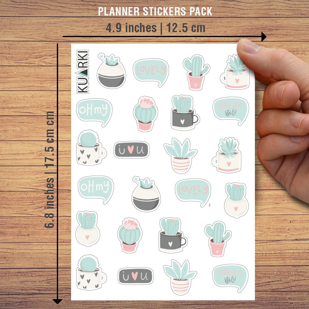 Download Cactus Succulents Stickers Kuarki Lifestyle Solutions