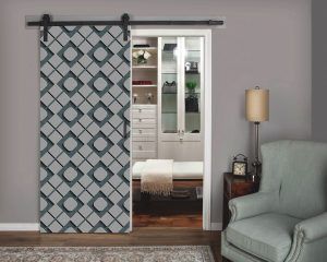 3d Effect Squares Closet Door