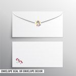 Cute Unicorns Mockup Envelope