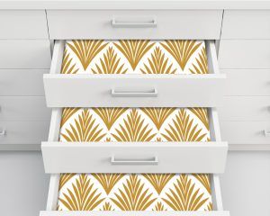 Art Deco Inside Drawer