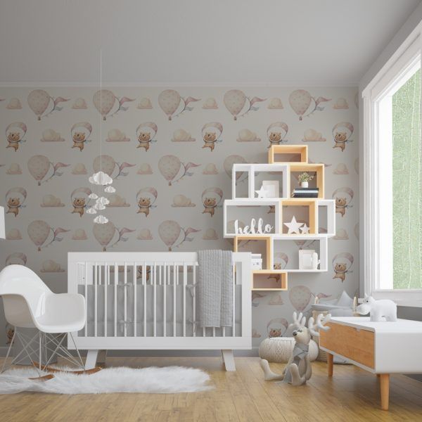 Bears and Balloons Nursery Decor
