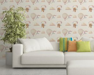 Bears and Balloons Wallpaper