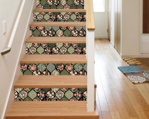 Black Patchwork Staircase