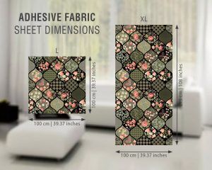 Black Patchwork Wallpaper Dimensions