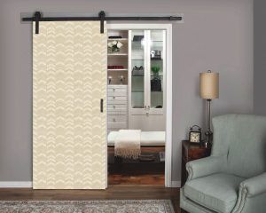 Chevron Closet Door