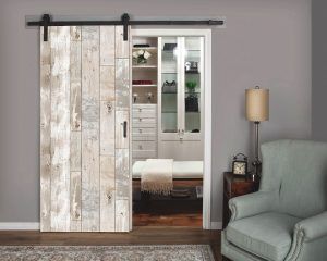 Driftwood Closet Door