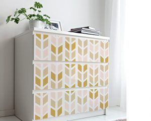 Geometric Gold Furniture Decor