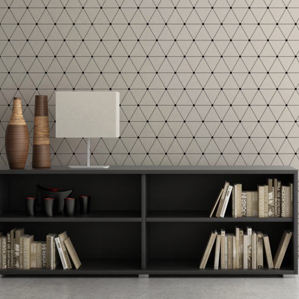 Geometric Triangles Wall Mural