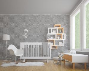 Greek Key Nursery Decor