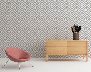 Greek Key Removable Wallpaper
