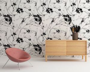 Minimal Leaves Removable Wallpaper