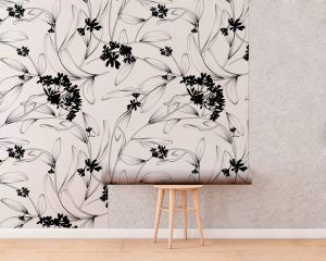 Minimal Leaves Wallpaper Roll