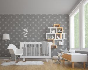 Nursery Stars Adhesive Wallpaper - Kuarki - Lifestyle Solutions