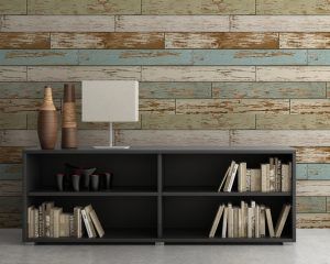 Old Salem Vintage Wood Wall Mural