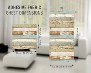 Old Salem Vintage Wood Wallpaper Dimensions