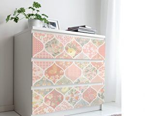 Pink Trellis Patchwork Furniture Decor