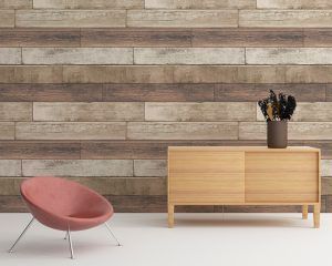 Reclaimed Wood Removable Wallpaper