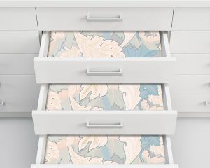 Soft Floral Inside Drawer