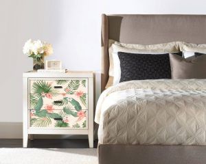Watercolor Leaves Furniture-Cover