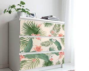 Watercolor Leaves Furniture-Decor