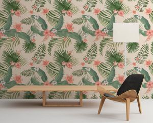 Watercolor Leaves Wall Decor