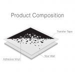 Abstract Fragmented Wall Decal - Product Composition