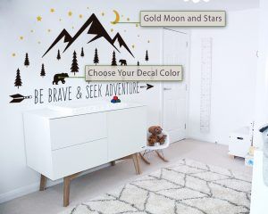 Be Brave & Seek Adventure Wall Decal - Description