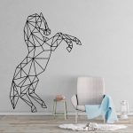 Horse Geometric Wall Decal
