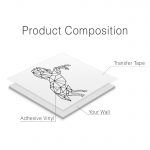 Horse Geometric Wall Decal - Product Composition