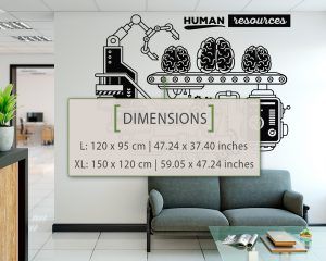 Human Resources Office Wall Decor Dimensions