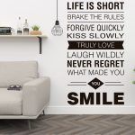 Life is Short Wall Decal