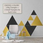 Solid Color Triangles Wall Decals - Colors