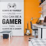 Always Be a Gamer Wall Sticker