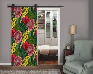 Botanical Closet Door