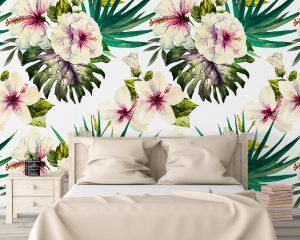 Botanical Watercolor Bedroom Decor