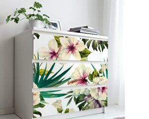 Botanical Watercolor Furniture Decor