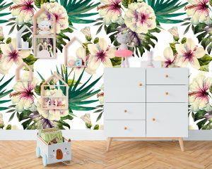 Botanical Watercolor Nursery Decor